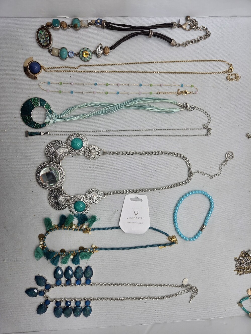 HUGE 49pc Vintage & Modern Jewelry Lot CHICO'S LOFT BR LIA SOPHIA Necklace Earr - Picture 13 of 15
